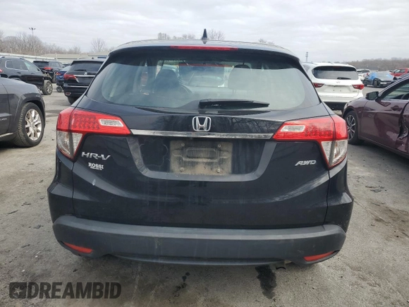 2021 Honda HR-V LX with VIN 3CZRU6H30MM718366, listed as a Copart auction lot 49094185 with 119,748 mi miles and Salvage Title. Bid and sale history available at carsss.com. Image 6.