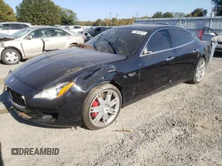 2015 Maserati Quattroporte S Q4 z VIN ZAM56RRA1F1131490, wystawiony jako Copart lot #77681674 z przebiegiem Nie podano mil oraz Szkody całkowita. Historia ofert i sprzedaży dostępna na DreamBid. Obrazek 1.