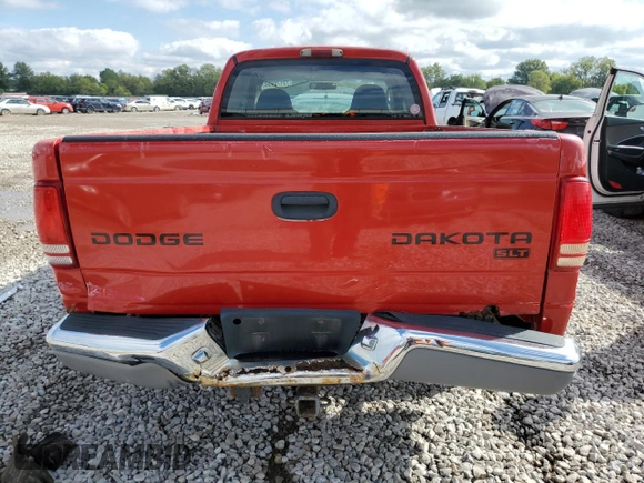 2003 Dodge Dakota SLT with VIN 1D7HL42N33S328375, listed as a Copart auction lot 73176894 with 219,093 mi miles and Salvage Title. Bid and sale history available at carsss.com. Image 6.