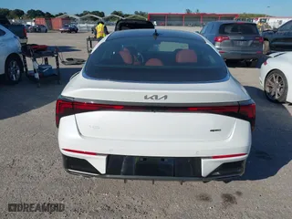 2025 Kia K5 GT-Line with VIN KNAG64J78S5324137, listed as a IAAI auction lot 41014812 with 322 mi miles. Bid and sale history available at carsss.com. Image 16.