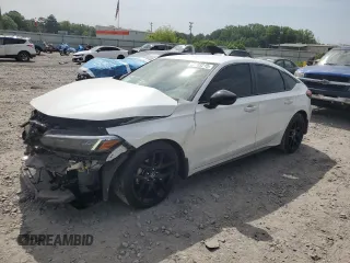 2023 Honda Civic Sport with VIN 19XFL2H82PE001787, listed as a Copart auction lot 54133215 with 13,521 mi miles and Salvage Title. Bid and sale history available at DreamBid. Image 1.