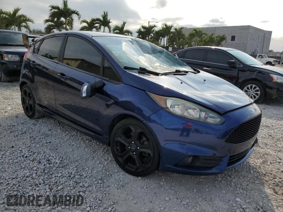 2016 Ford Fiesta ST with VIN 3FADP4GX2GM199668, listed as a Copart auction lot 46224565 with 89,920 mi miles and Salvage Title. Bid and sale history available at carsss.com. Image 4.