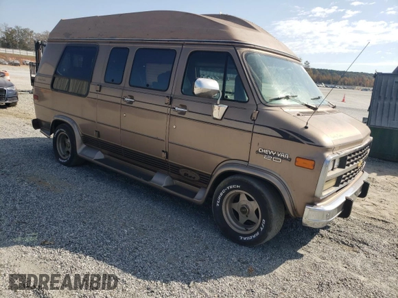 1995 Chevrolet Chevy Van z VIN 1GBEG25K9SF175004, wystawiony jako Copart lot #77952694 z przebiegiem 217 649 mil mil oraz Szkoda całkowita • Salvage title. Historia ofert i sprzedaży dostępna na DreamBid. Obrazek 4.