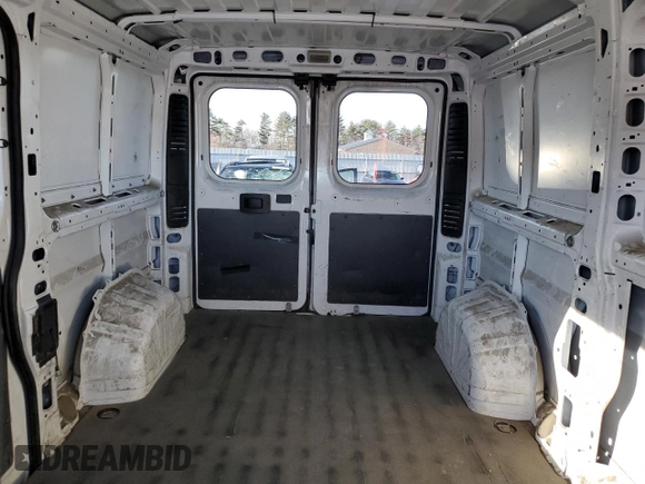 2018 Ram ProMaster Cargo with VIN 3C6TRVAG6JE146737, listed as a Copart auction lot 85347724 with 200,594 mi miles and Salvage Title. Bid and sale history available at DreamBid. Image 10.