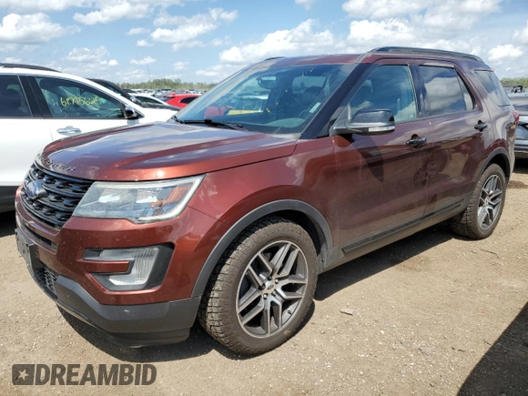 2016 Ford Explorer Sport с VIN 1FM5K8GT8GGD11171, выставлен на аукционе Copart как лот 62823625 с пробегом 163 792 миль миль и Списание • Salvage title. История ставок и продаж доступна на DreamBid. Изображение 1.