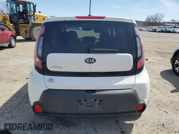 2014 Kia Soul with VIN KNDJN2A24E7055017, listed as a Copart auction lot 52956565 with 151,120 mi miles and Non Repairable. Bid and sale history available at carsss.com. Image 6.