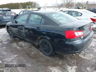 2009 Mitsubishi Galant ES with VIN 4A3AB36F39E018713, listed as a IAAI auction lot 41643162 with 181,706 mi miles and . Bid and sale history available at DreamBid. Image 3.