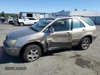 2002 Lexus RX 300 z VIN JTJGF10U720134011, wystawiony jako Copart lot #55878655 z przebiegiem 264 095 mil mil oraz Szkoda całkowita • Salvage title. Historia ofert i sprzedaży dostępna na DreamBid. Obrazek 1.