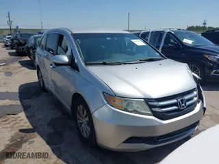 2014 Honda Odyssey EX with VIN 5FNRL5H43EB090546, listed as a IAAI auction lot 41866008 with 135,102 mi miles. Bid and sale history available at carsss.com. Image 1.