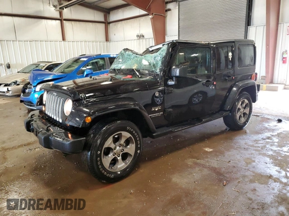 2016 Jeep Wrangler Unlimited Sahara with VIN 1C4BJWEG8GL188869, listed as a Copart auction lot 58128635 with 171,766 mi miles and Clean title. Bid and sale history available at DreamBid. Image 1.