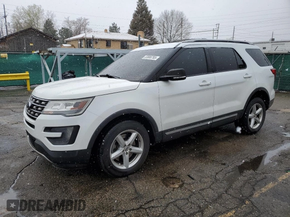 2016 Ford Explorer XLT with VIN 1FM5K8D87GGB63997, listed as a Copart auction lot 53886765 with 159,659 mi miles and Salvage Title. Bid and sale history available at carsss.com. Image 1.