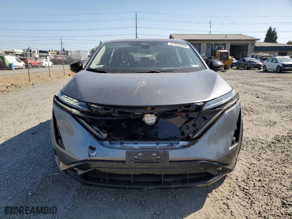 2023 Nissan ARIYA EVOLVE+ with VIN JN1DF0BB7PM701932, listed as a Copart auction lot 67352604 with 6,301 mi miles and Salvage Title. Bid and sale history available at carsss.com. Image 5.