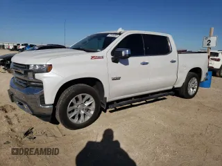 2021 Chevrolet Silverado 1500 LTZ with VIN 3GCUYGED1MG302090, listed as a Copart auction lot 47134305 with 91,830 mi miles and Salvage Title. Bid and sale history available at DreamBid. Image 1.