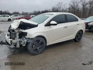 2014 Chevrolet Sonic LTZ with VIN 1G1JE5SH5E4141323, listed as a Copart auction lot 81578274 with 44,451 mi miles and Salvage Title. Bid and sale history available at carsss.com. Image 1.