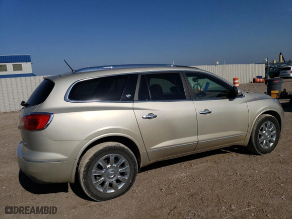 2015 Buick Enclave Leather with VIN 5GAKRBKD9FJ220137, listed as a Copart auction lot 59280334 with 133,834 mi miles and Salvage Title. Bid and sale history available at carsss.com. Image 3.
