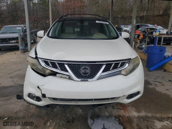 2012 Nissan Murano SL with VIN JN8AZ1MU8CW101614, listed as a Copart auction lot 45948485 with 128,066 mi miles and Salvage Title. Bid and sale history available at carsss.com. Image 5.