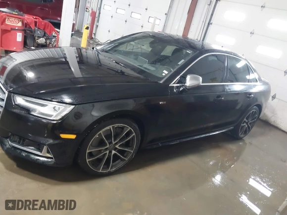 2018 Audi S4 Prestige with VIN WAUC4AF49JA001268, listed as a IAAI auction lot 41613652 with 73,264 mi miles. Bid and sale history available at carsss.com. Image 14.