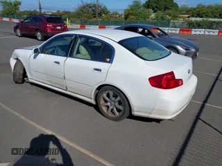 2006 Infiniti G35 with VIN JNKCV51E06M503890, listed as a IAAI auction lot 41604122 with 148,680 mi miles. Bid and sale history available at carsss.com. Image 3.