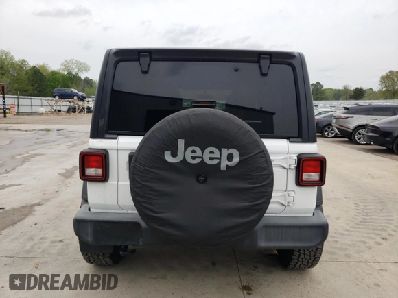2018 Jeep Wrangler Unlimited Sport S z VIN 1C4HJXDG3JW319844, wystawiony jako Copart lot #48814314 z przebiegiem 33 849 mil mil oraz Szkoda całkowita • Salvage title. Historia ofert i sprzedaży dostępna na DreamBid. Obrazek 6.