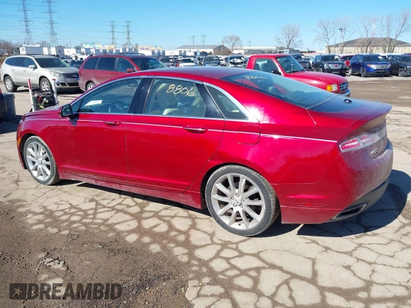 2015 Lincoln MKZ Hybrid with VIN 3LN6L2LUXFR606101, listed as a IAAI auction lot 41668806 with 77,112 mi miles. Bid and sale history available at carsss.com. Image 3.