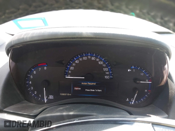 2014 Cadillac ATS Premium with VIN 1G6AE5SX4E0106197, listed as a IAAI auction lot 41720184 with 106,919 mi miles. Bid and sale history available at carsss.com. Image 7.