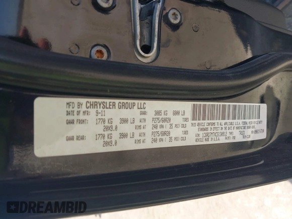 2012 Ram 1500 Sport с VIN 1C6RD7MTXCS130912, выставлен на аукционе IAAI как лот 42286441 с пробегом 166 414 миль миль и . История ставок и продаж доступна на DreamBid. Изображение 9.