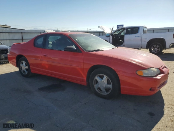 2000 Chevrolet Monte Carlo SS with VIN 2G1WX12K9Y9212822, listed as a Copart auction lot 87710805 with 89,726 mi miles and Clean Title. Bid and sale history available at carsss.com. Image 4.