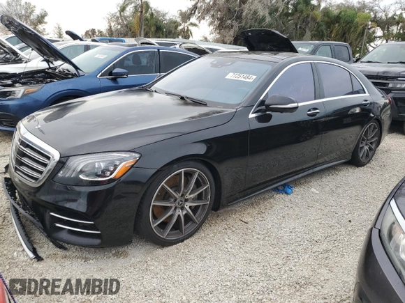 2020 Mercedes-Benz S-Class S 450 with VIN WDDUG6GB1LA506366, listed as a Copart auction lot 77251484 with 0 mi miles and Non Repairable. Bid and sale history available at carsss.com. Image 1.