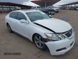 2008 Lexus GS 350 with VIN JTHBE96S180041013, listed as a IAAI auction lot 41945297 with 167,342 mi miles. Bid and sale history available at carsss.com. Image 1.