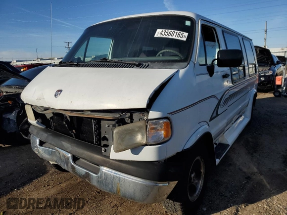 1997 Dodge Cargo z VIN 2B6HB21Y3VK569853, wystawiony jako Copart lot #43560165 z przebiegiem 197 658 mil mil oraz Szkoda całkowita • Salvage title. Historia ofert i sprzedaży dostępna na DreamBid. Obrazek 1.