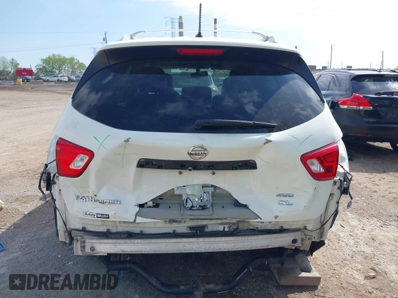 2018 Nissan Pathfinder SL с VIN 5N1DR2MM8JC612040, выставлен на аукционе IAAI как лот 42167927 с пробегом 121 635 миль миль и . История ставок и продаж доступна на DreamBid. Изображение 17.