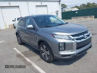 2020 Mitsubishi Outlander Sport ES 2.0 with VIN JA4AR3AU5LU016702, listed as a IAAI auction lot 42094624 with 104,067 mi miles. Bid and sale history available at carsss.com. Image 1.