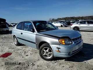 2003 Hyundai Accent with VIN KMHCF35C73U273610, listed as a Copart auction lot 85868294 with 168,203 mi miles and Salvage Title. Bid and sale history available at carsss.com. Image 10.