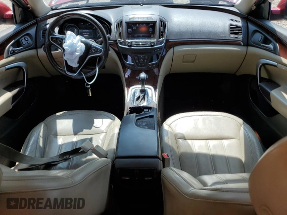 2014 Buick Regal Premium I with VIN 2G4GN5EX8E9321621, listed as a Copart auction lot 63811795 with 106,439 mi miles and Salvage title. Bid and sale history available at DreamBid. Image 8.