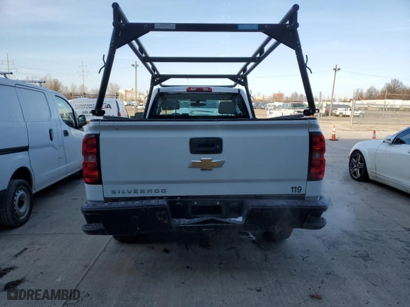 2018 Chevrolet Silverado 1500 LS with VIN 1GCNCNEH2JZ238549, listed as a Copart auction lot 84554544 with 77,173 mi miles and Salvage Title. Bid and sale history available at carsss.com. Image 6.