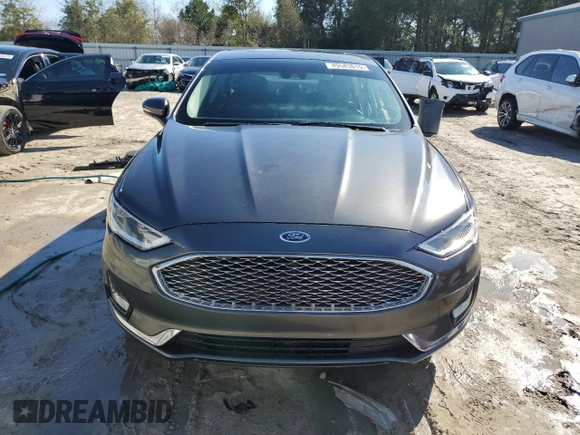 2020 Ford Fusion Titanium with VIN 3FA6P0D91LR152197, listed as a Copart auction lot 45583015 with 91,614 mi miles and Non repairable. Bid and sale history available at DreamBid. Image 5.