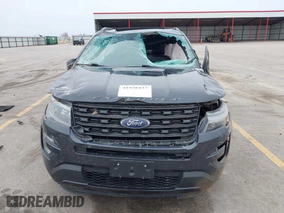 2017 Ford Explorer Sport with VIN 1FM5K8GT2HGA46765, listed as a IAAI auction lot 41958437 with 116,531 mi miles and . Bid and sale history available at carsss.com. Image 13.