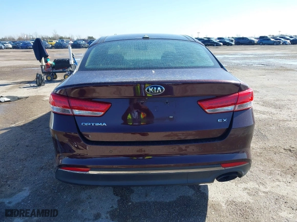 2017 Kia Optima EX with VIN 5XXGU4L31HG172001, listed as a IAAI auction lot 41763595 with 212,254 mi miles. Bid and sale history available at carsss.com. Image 16.