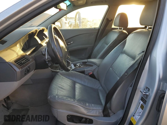 2006 BMW 5 Series 530xi with VIN WBANN73596CN01562, listed as a Copart auction lot 80161824 with 236,013 mi miles and Salvage Title. Bid and sale history available at carsss.com. Image 7.
