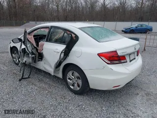 2014 Honda Civic Sedan LX with VIN 19XFB2F5XEE055167, listed as a IAAI auction lot 41591834 with 215,740 mi miles. Bid and sale history available at carsss.com. Image 3.