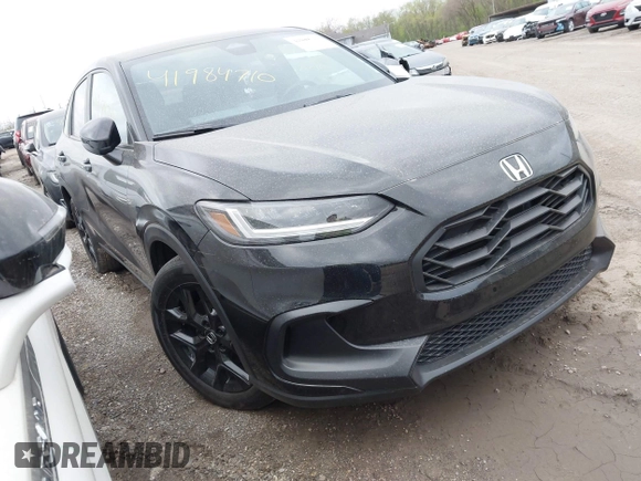 2024 Honda HR-V Sport with VIN 3CZRZ2H55RM742570, listed as a IAAI auction lot 41984710 with 25,515 mi miles and . Bid and sale history available at DreamBid. Image 1.