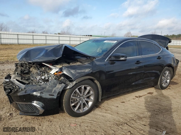 2020 Acura TLX with VIN 19UUB1F3XLA007931, listed as a Copart auction lot 44068955 with 66,053 mi miles and Salvage Title. Bid and sale history available at carsss.com. Image 1.
