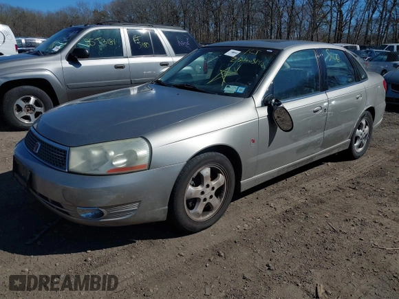 2003 Saturn LS with VIN 1G8JU54F43Y546465, listed as a IAAI auction lot 41896175 with 999,999 mi miles. Bid and sale history available at carsss.com. Image 2.