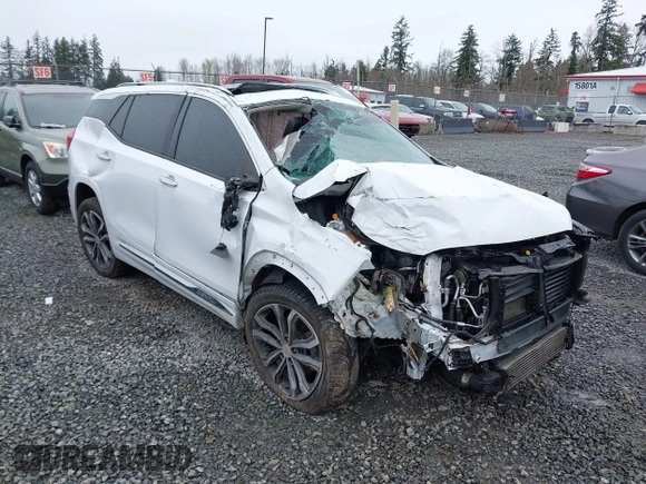 2019 GMC Terrain Denali with VIN 3GKALXEX7KL189721, listed as a IAAI auction lot 41890821 with 111,619 mi miles. Bid and sale history available at carsss.com. Image 1.