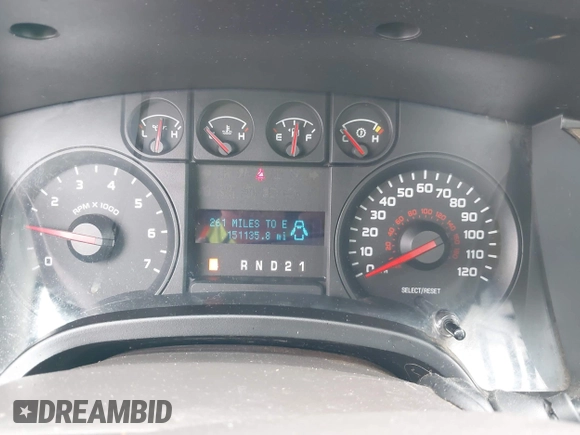 2009 Ford F-150 XL with VIN 1FTRF12W39KB87930, listed as a IAAI auction lot 42367797 with 151,135 mi miles and . Bid and sale history available at DreamBid. Image 7.
