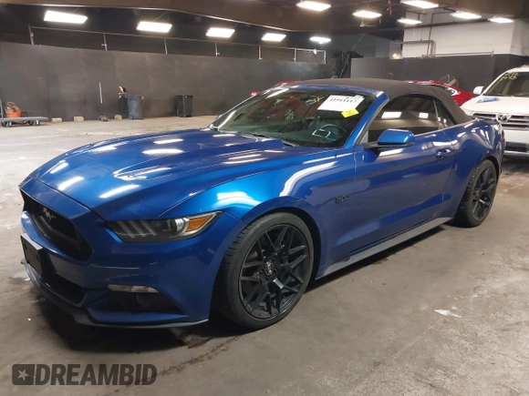 2017 Ford Mustang GT Premium with VIN 1FATP8FF7H5210215, listed as a IAAI auction lot 41911117 with 78,837 mi miles. Bid and sale history available at carsss.com. Image 18.