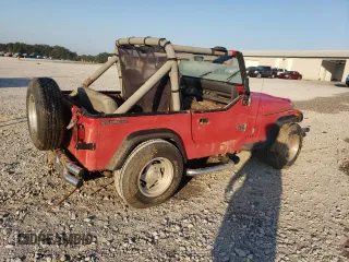 1990 Jeep Wrangler "S" with VIN 2J4FY19E9LJ539176, listed as a Copart auction lot 74684784 with 0 mi miles and Salvage Title. Bid and sale history available at carsss.com. Image 3.