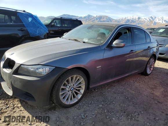 2010 BMW 3 Series 335i xDrive with VIN WBAPL3C57AA407952, listed as a Copart auction lot 85510004 with 128,631 mi miles and Salvage title. Bid and sale history available at DreamBid. Image 1.