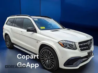 2019 Mercedes-Benz GLS 63 AMG z VIN 4JGDF7FE6KB224520, wystawiony jako Copart lot #46749365 z przebiegiem 76 397 mil mil oraz Czysty tytuł • Clean title. Historia ofert i sprzedaży dostępna na DreamBid. Obrazek 1.