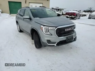 2024 GMC Terrain SLE with VIN 3GKALTEG3RL301983, listed as a Copart auction lot 42674035 with 6,020 mi miles and Salvage Title. Bid and sale history available at DreamBid. Image 11.